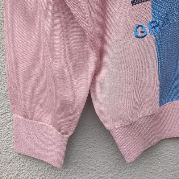 Almania Tennis SweaterTraditional Japanese Logo Tennis Quarter Zip  Size 52 - Picture 9 of 11